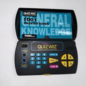 Vintage 1993 Tiger Electronics QuizWiz Game 1001 General Knowledge